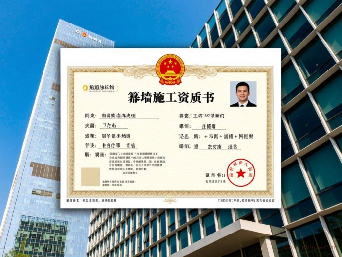 建筑幕墙施工资质办理流程（幕墙施工资质证书）