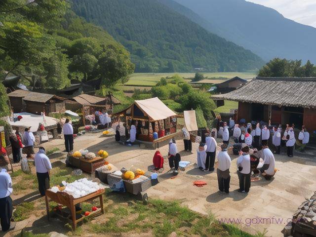 农村办理丧事流程图（农村办丧事的真实图片）