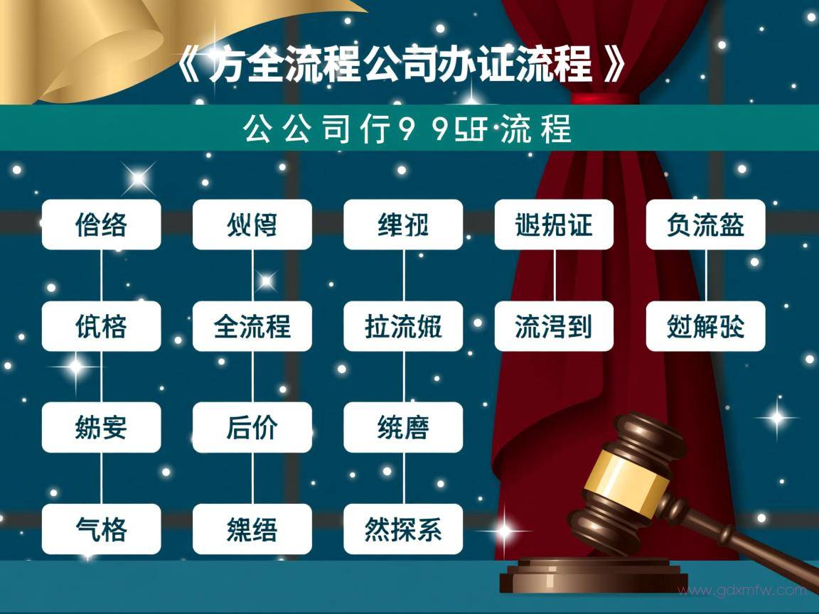 公司办理全流程（公司办证流程）