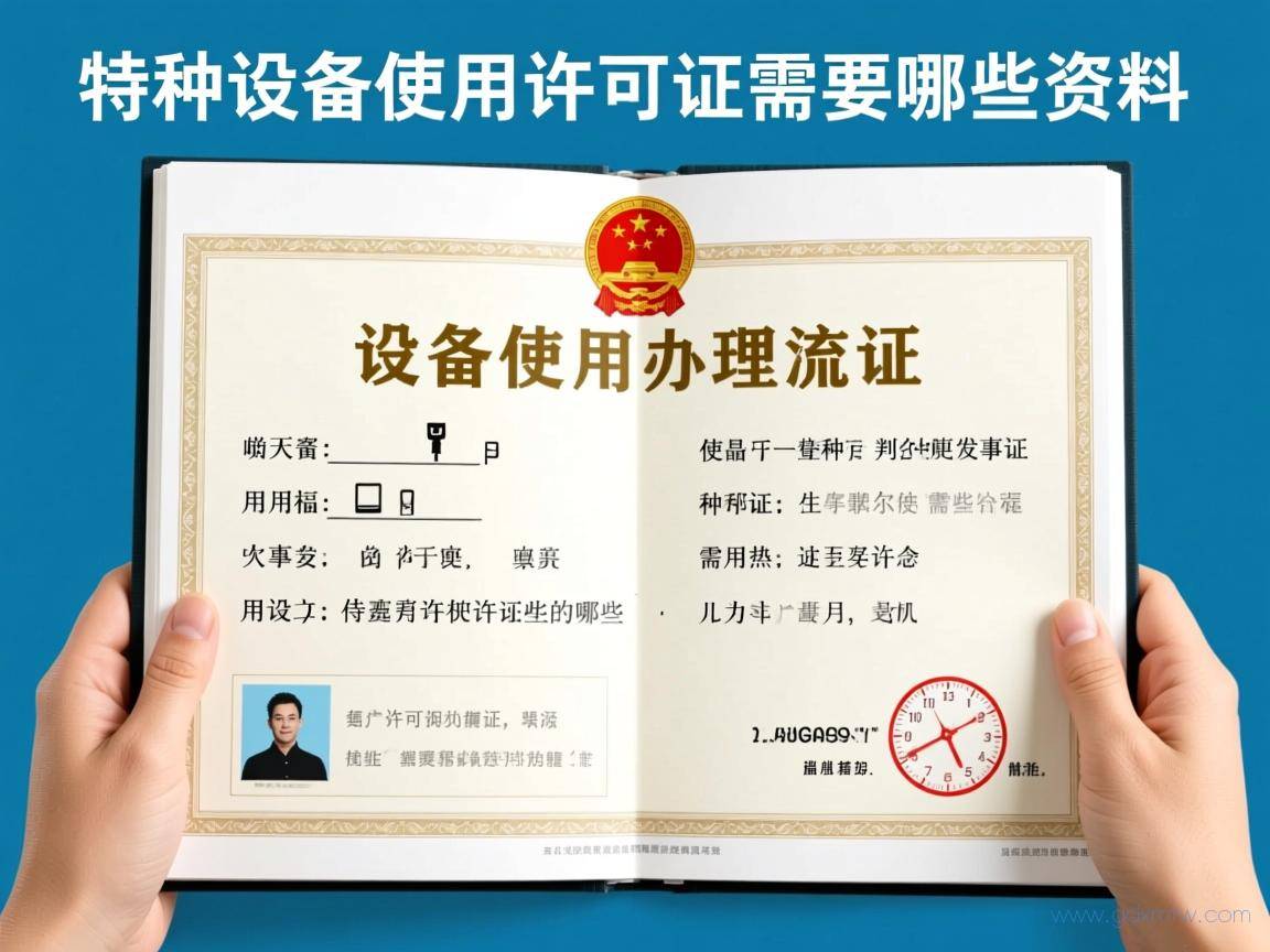 特种设备使用许可证办理流程(特种设备使用许可证需要哪些资料)