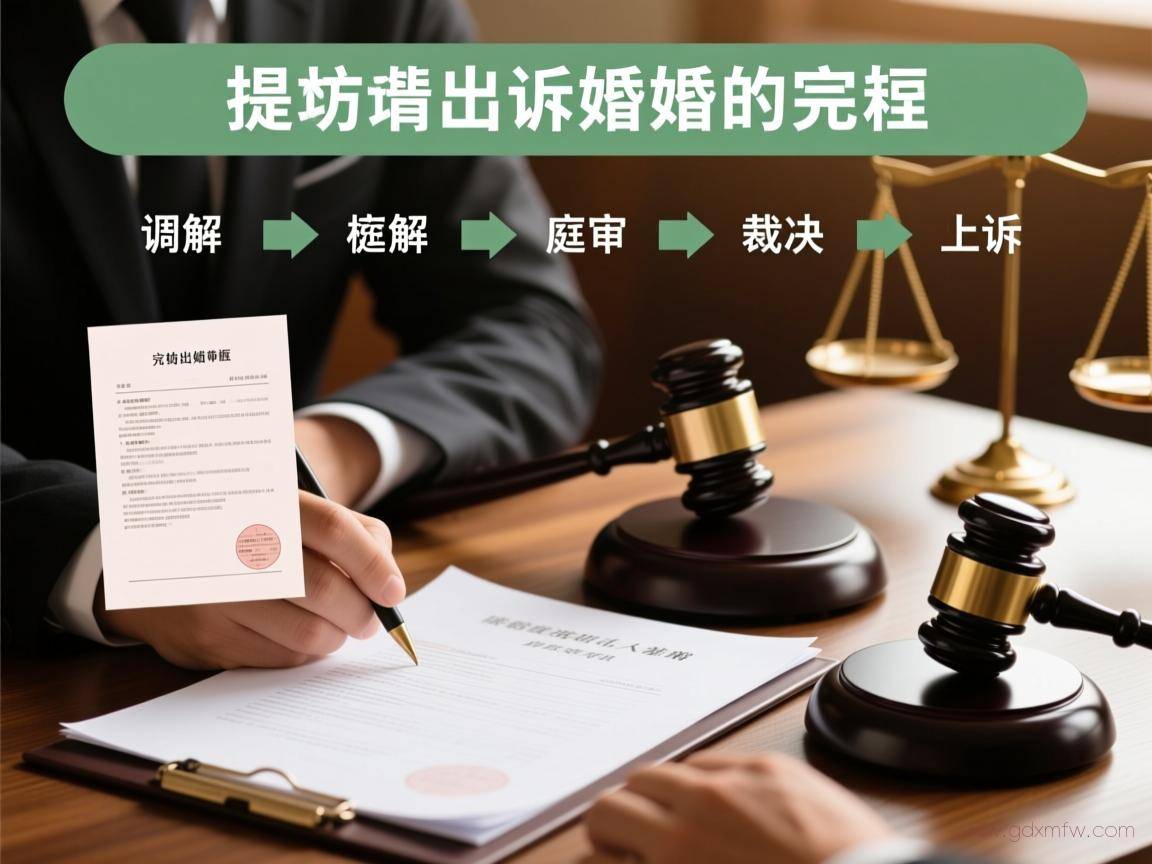 起诉离婚流程如何办理(起诉离婚流程怎么走)