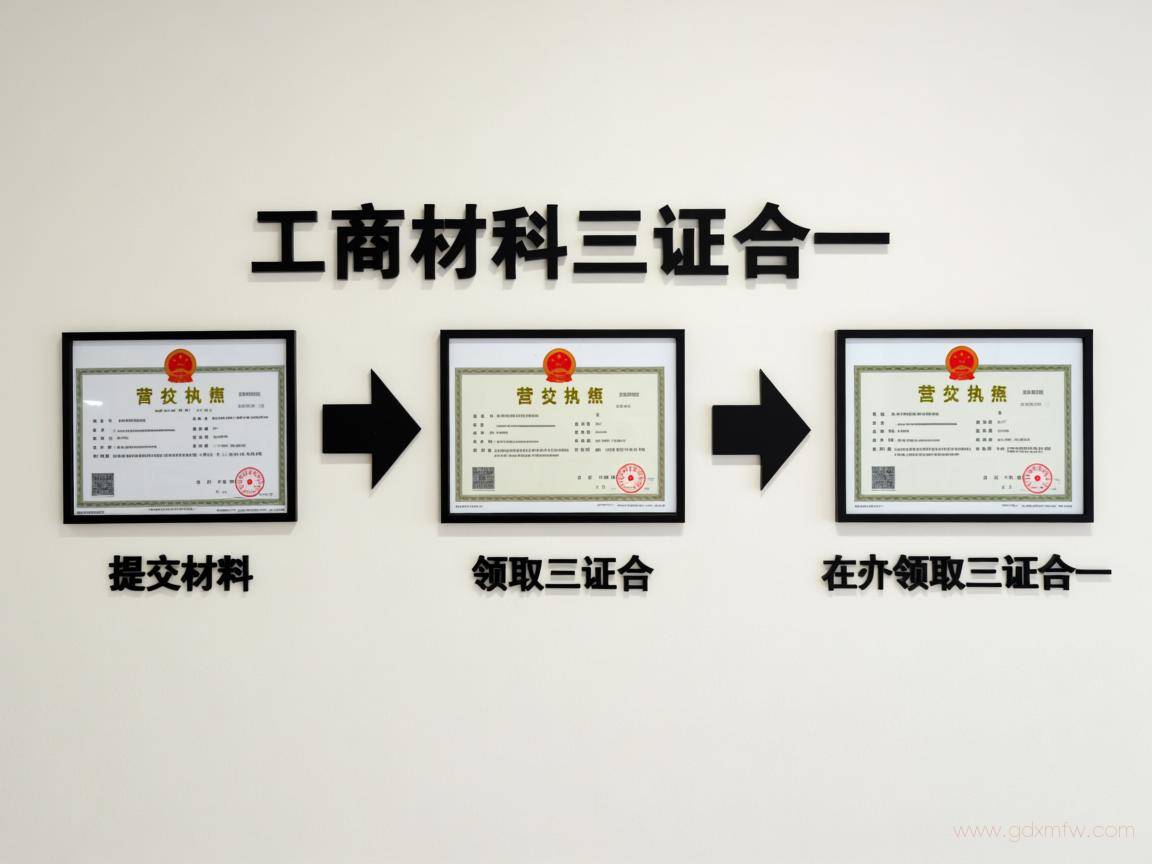 工商营业执照三证合一办理流程（营业执照三证合一是哪三证怎么办理）