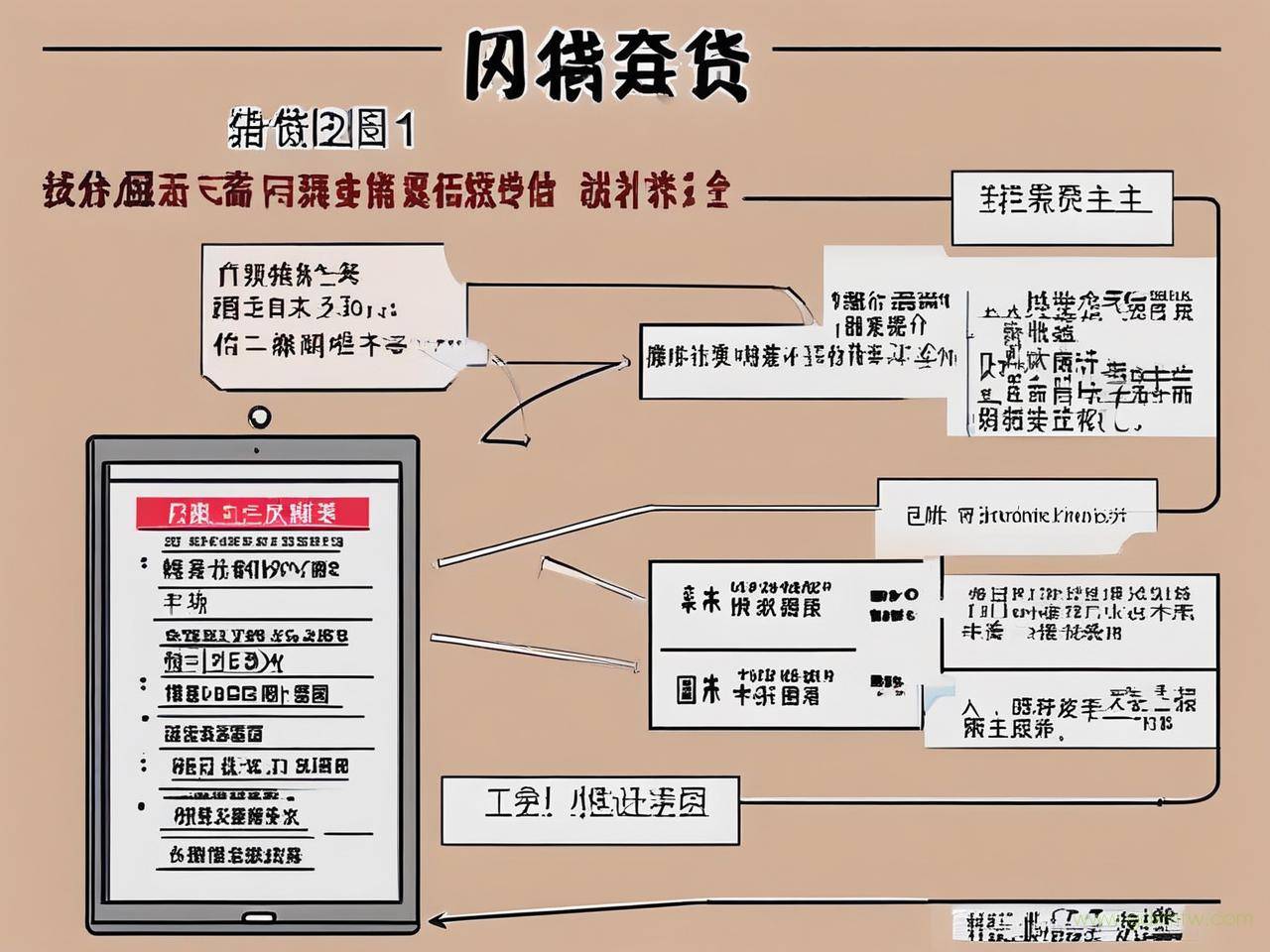 银行网贷办理流程（银行网贷办理流程图）