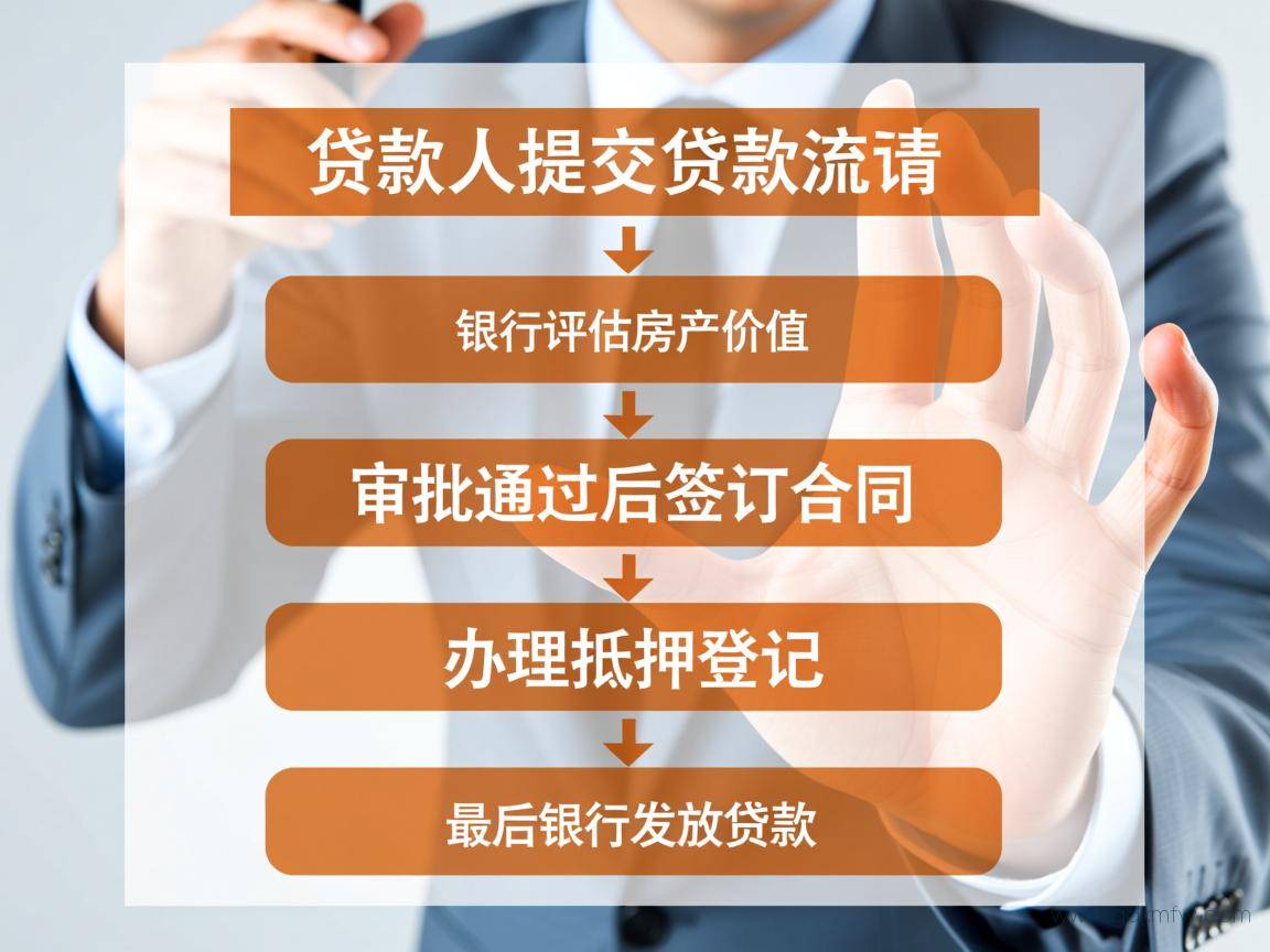 房产办理抵押贷款流程（房产抵押贷款流程步骤）