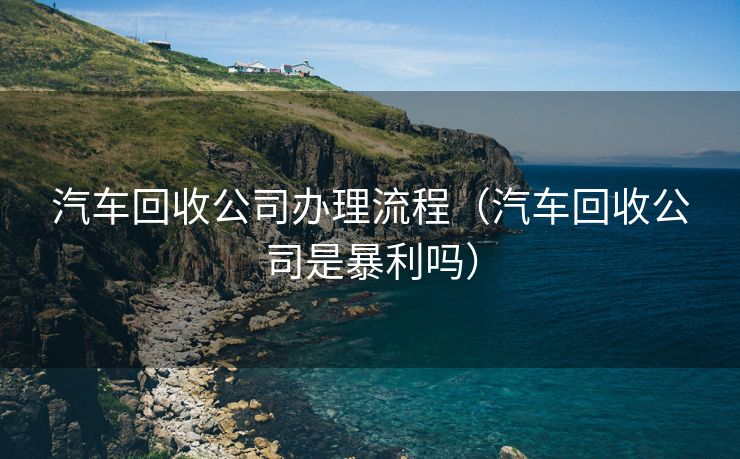 汽车回收公司办理流程（汽车回收公司是暴利吗）