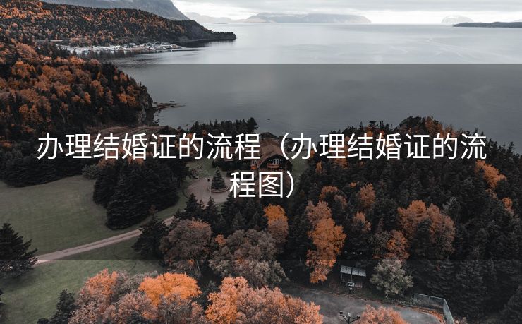 办理结婚证的流程（办理结婚证的流程图）