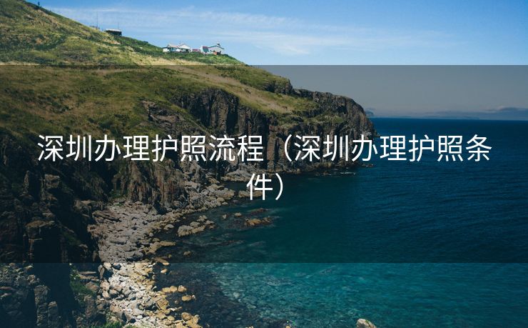 深圳办理护照流程（深圳办理护照条件）