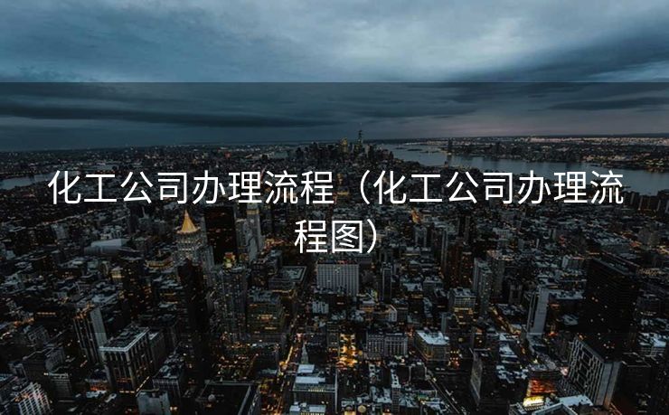 化工公司办理流程（化工公司办理流程图）