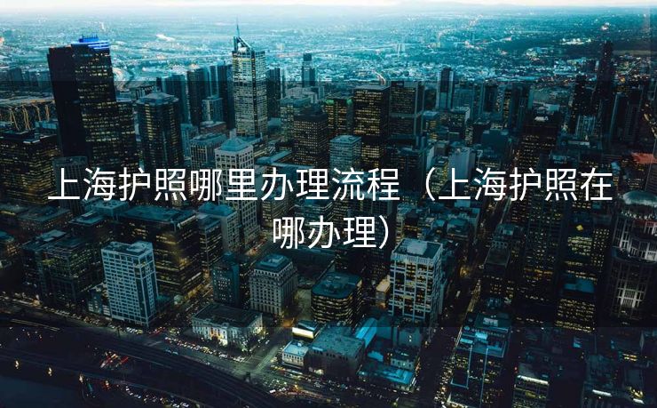 上海护照哪里办理流程(上海护照在哪办理) 上海护照哪里办理流程(上海护照在哪办理)