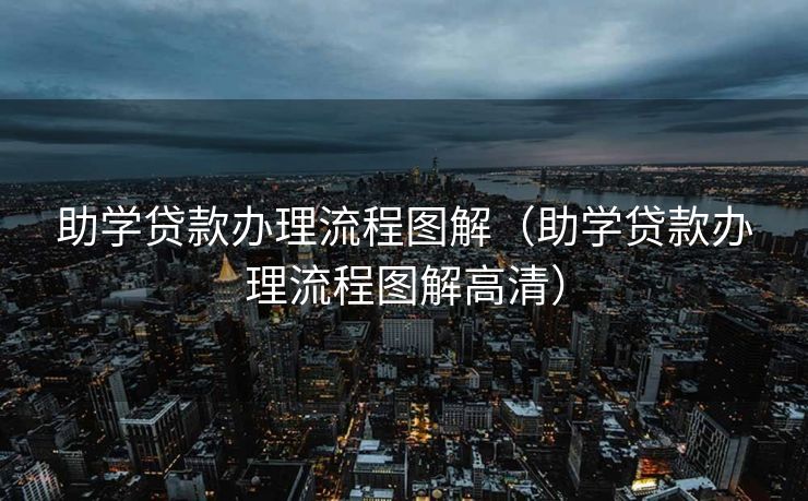助学贷款办理流程图解(助学贷款办理流程图解高清) 助学贷款办理流程图解(助学贷款办理流程图解高清)