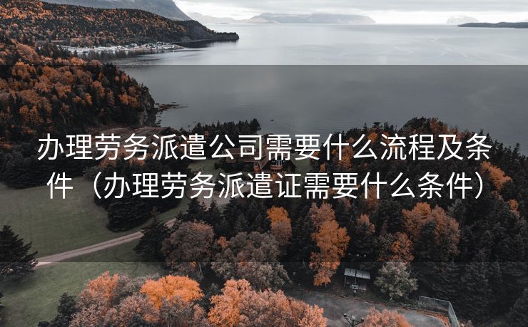 办理劳务派遣公司需要什么流程及条件（办理劳务派遣证需要什么条件）
